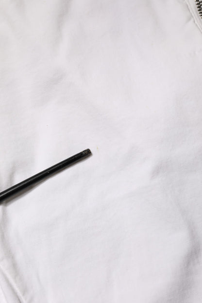 Gaudi White Mid Waist Skinny Chino Cotton Trouser Pants