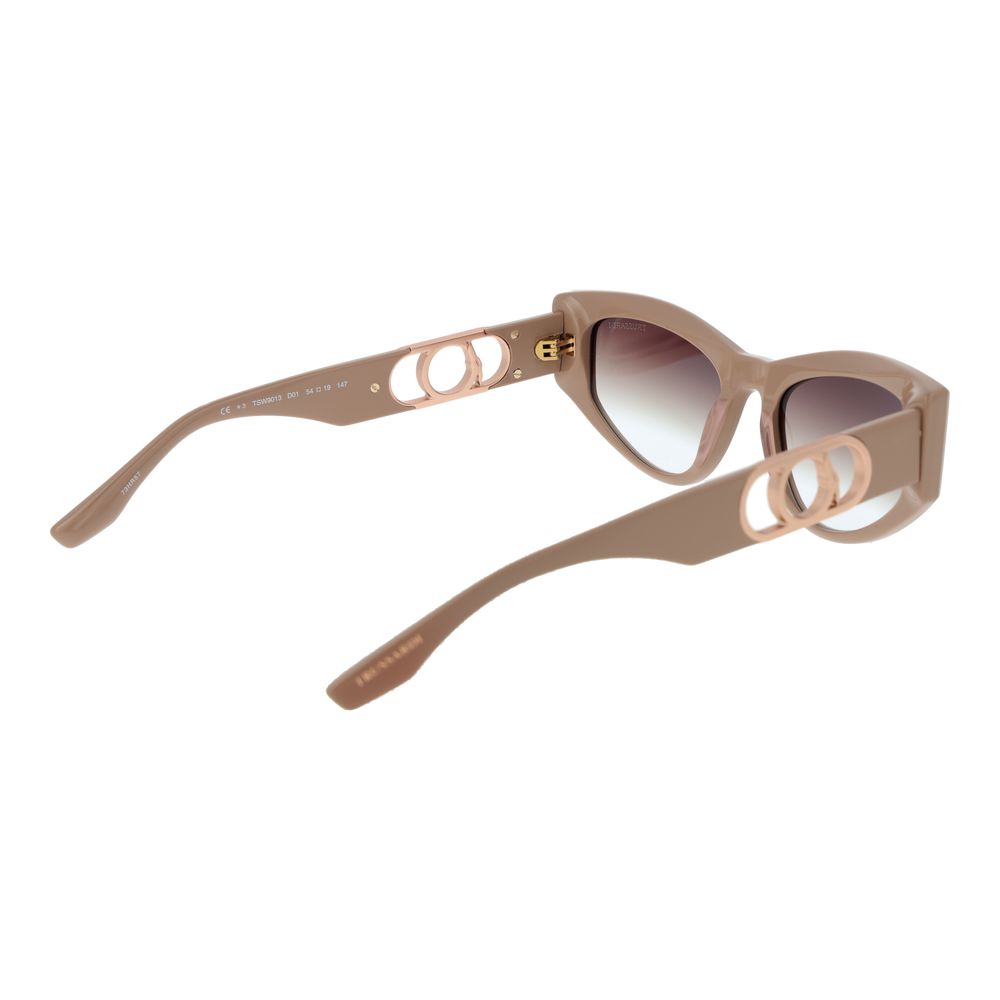 Trussardi Beige Acetate Sunglasses