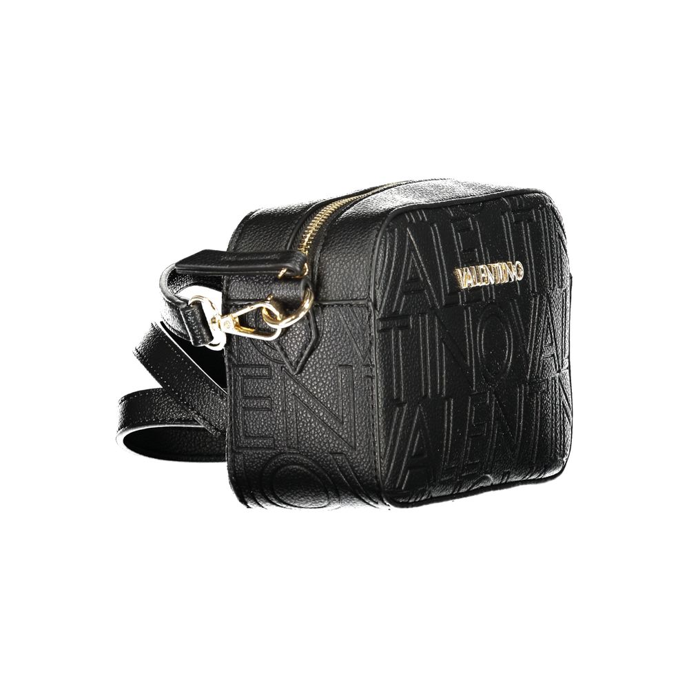 Mario Valentino Black Polyurethane Women Handbag