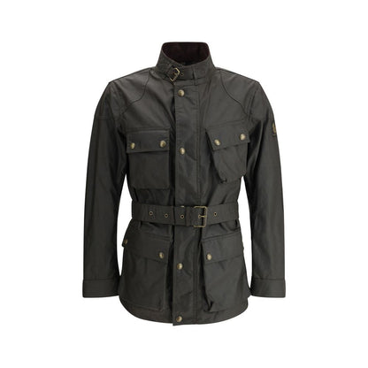 Belstaff Green Cotton Rain Coat