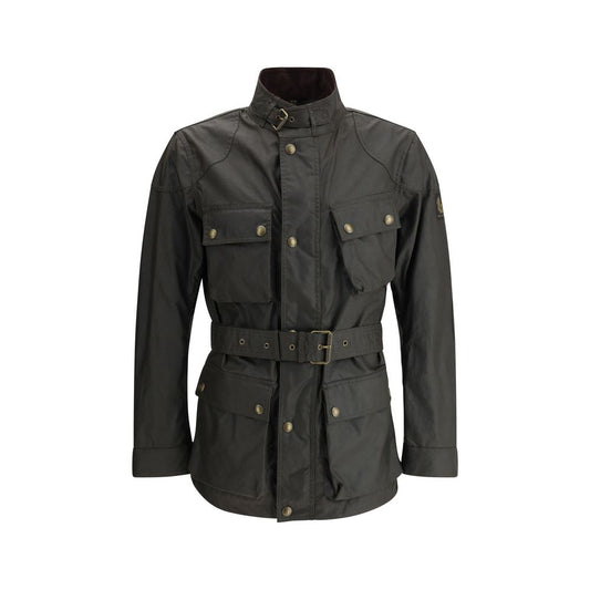 Belstaff Green Cotton Rain Coat