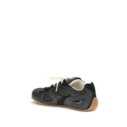 Axel Arigato Black Calf Leather Bos Taurus Low Top Sneakers