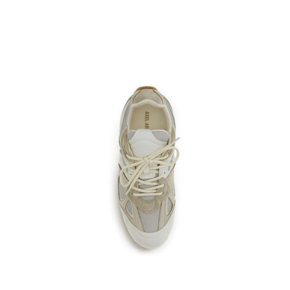 Axel Arigato Beige Calf Leather Bos Taurus Low Top Sneakers