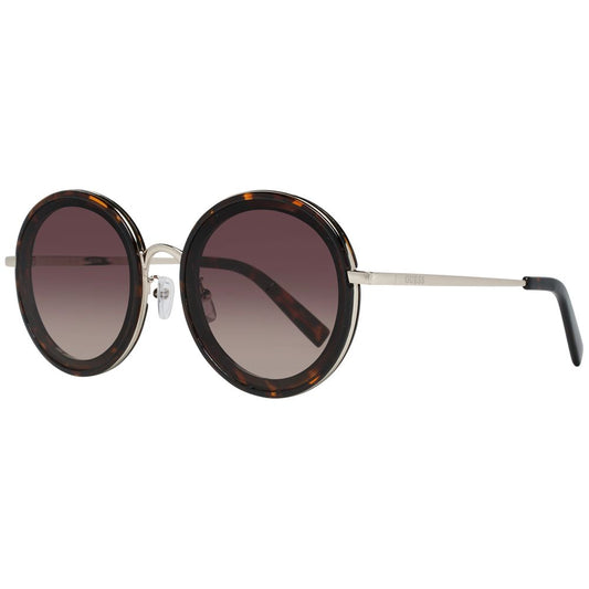 Guess Brown Metal & Plastic Sunglasses