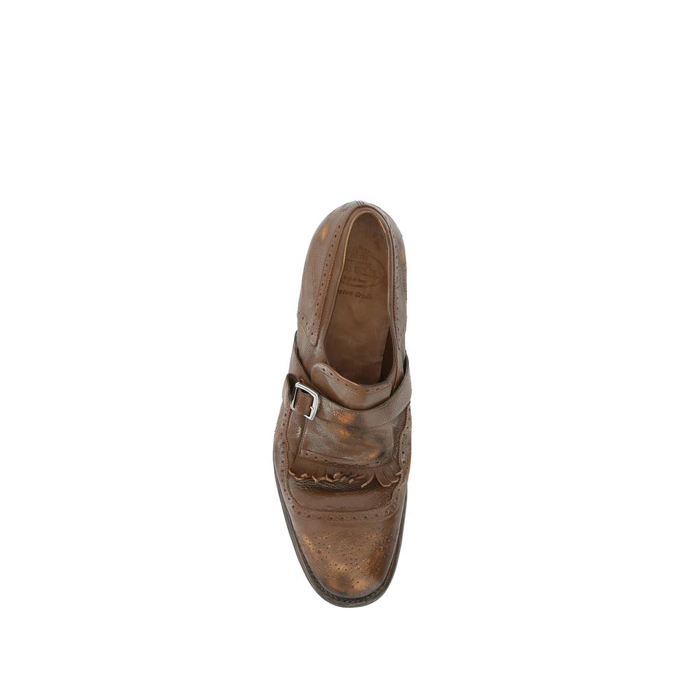 Church's Brown Calf Leather Bos Taurus Slip-On Loafers