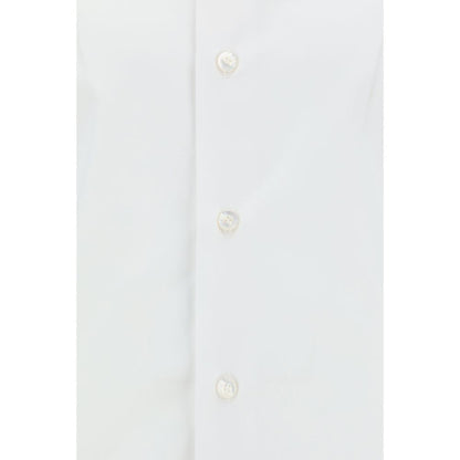 Finamore White Cotton Dress Shirt