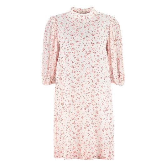 Ganni White Viscose Casual Dress
