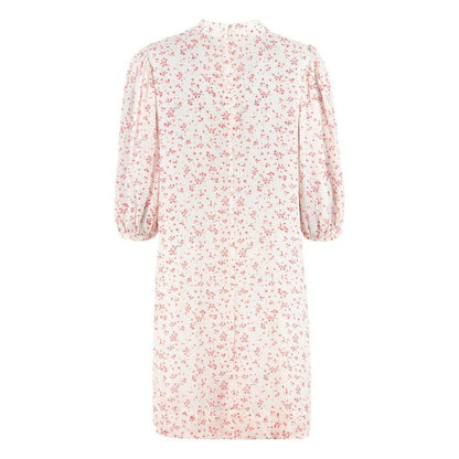 Ganni White Viscose Casual Dress