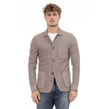 Distretto12 Beige Cotton Blazer