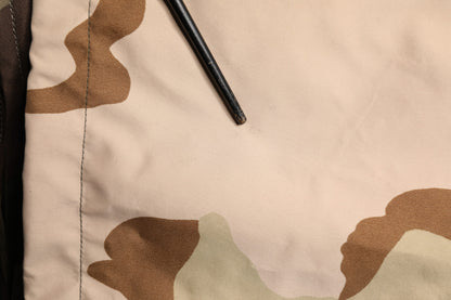 Dolce & Gabbana Multicolor Camouflage Hooded RainCoat Jacket