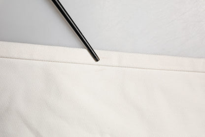 Dries Van Noten White Straight Bow Details Denim Casual Jeans