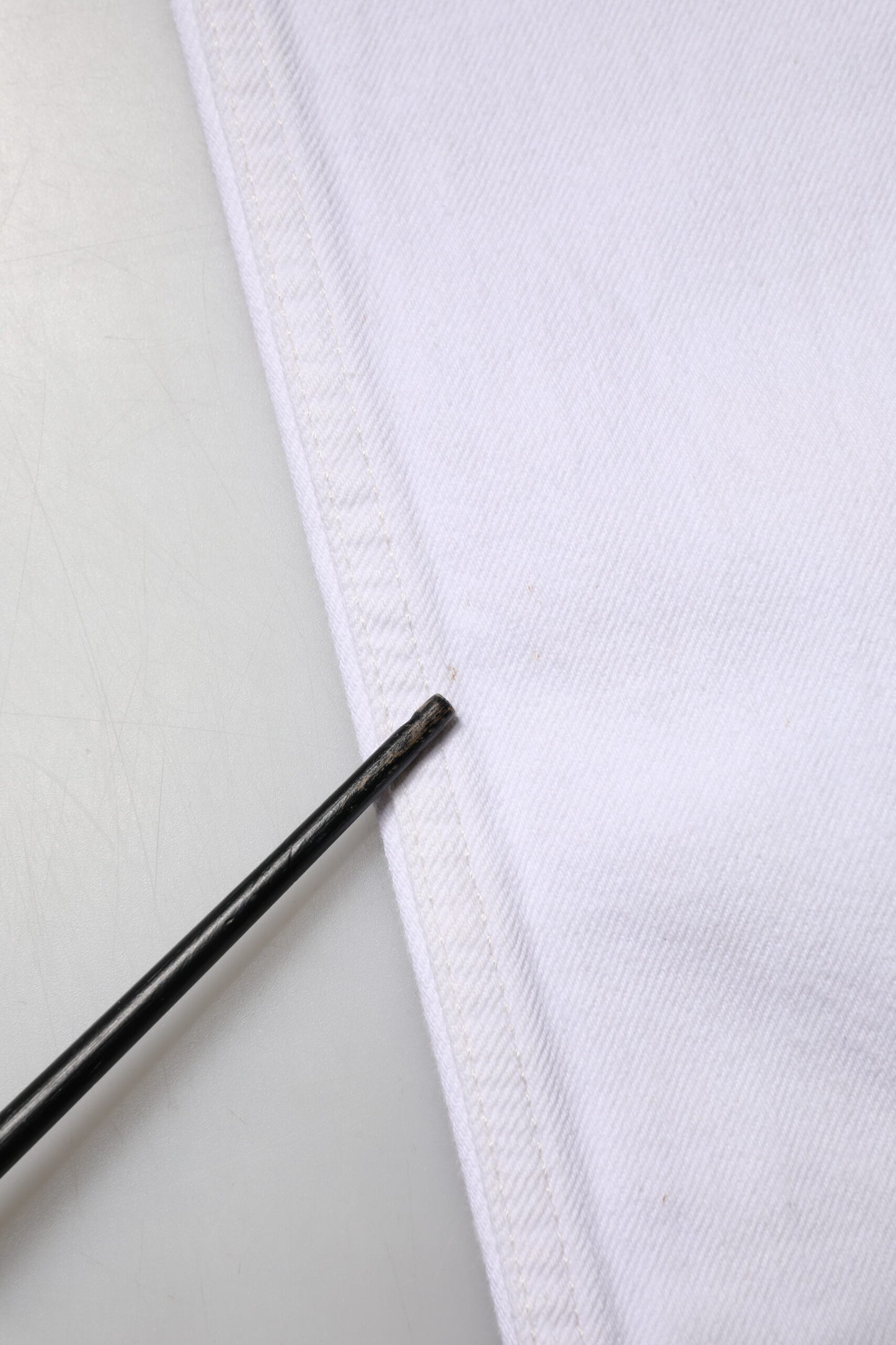 ISABEL MARANT ETOILE White High Waist Straight Denim Jeans