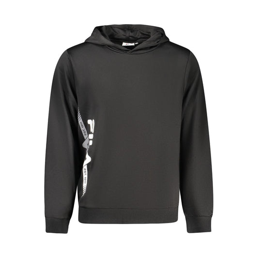 Fila Black Polyester Men's Sweatshirt