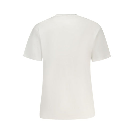 Fila White Cotton Women T-Shirt