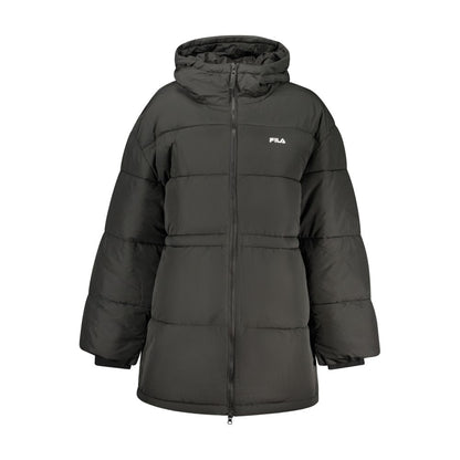 Fila Black Polyester Women Jacket