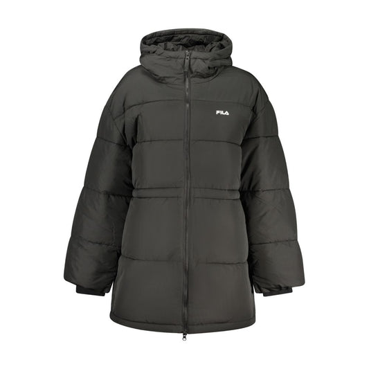 Fila Black Polyester Women Jacket