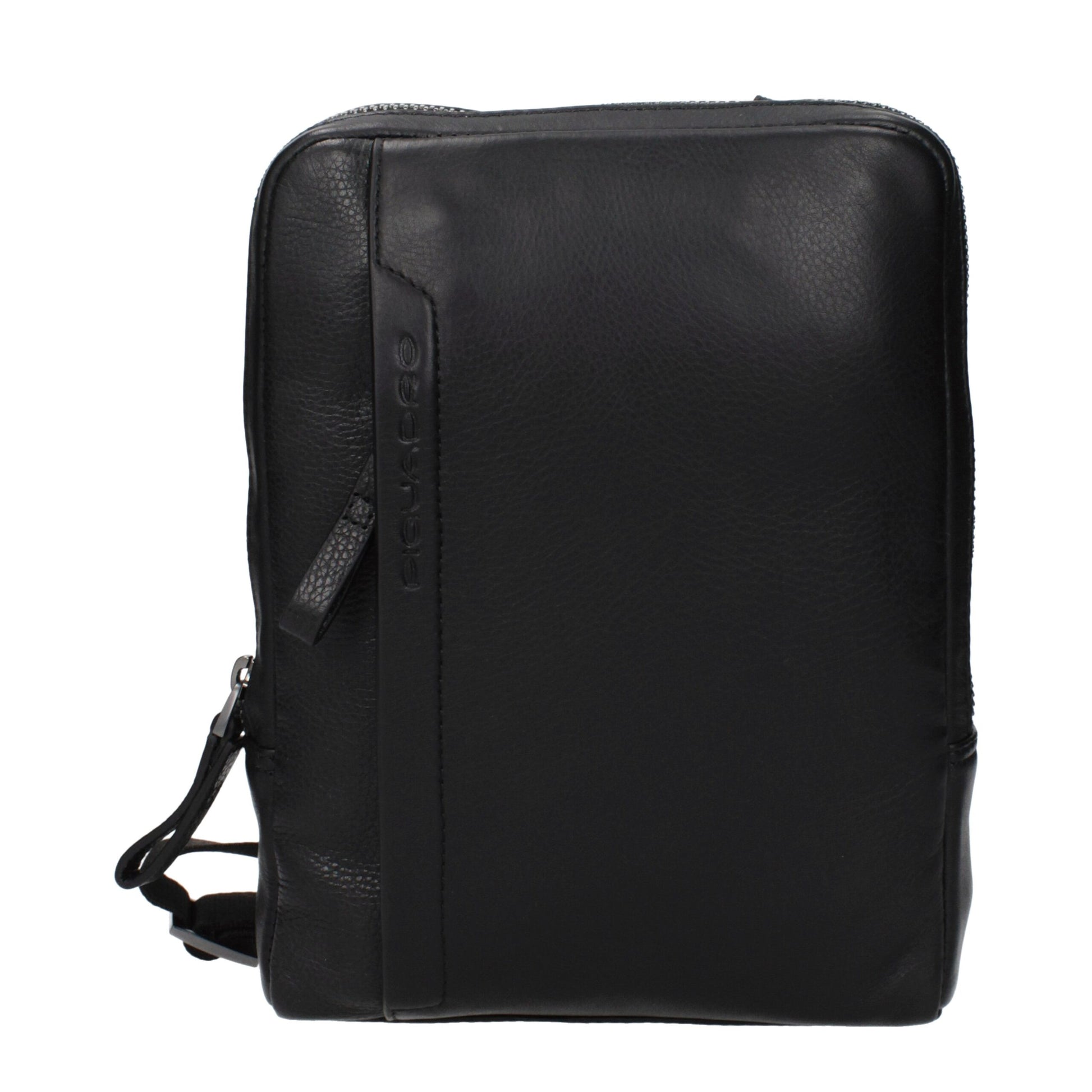 Piquadro Black Leather Crossbody Bag