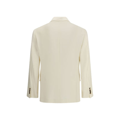 Brunello Cucinelli Beige Wool Blazer