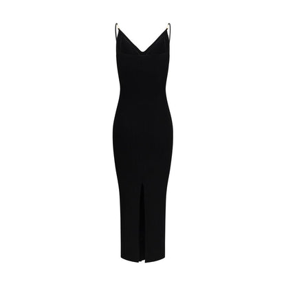 Versace Black Viscose Casual Dress