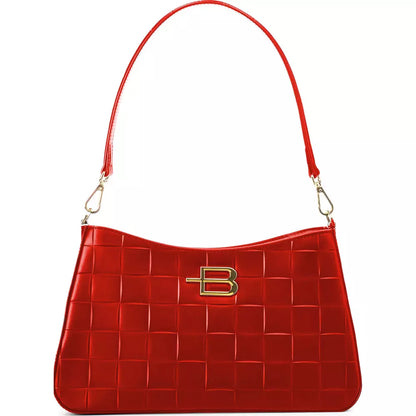 Baldinini Red Leather Handbag