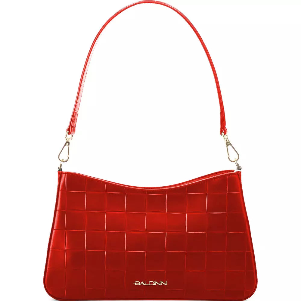 Baldinini Red Leather Handbag